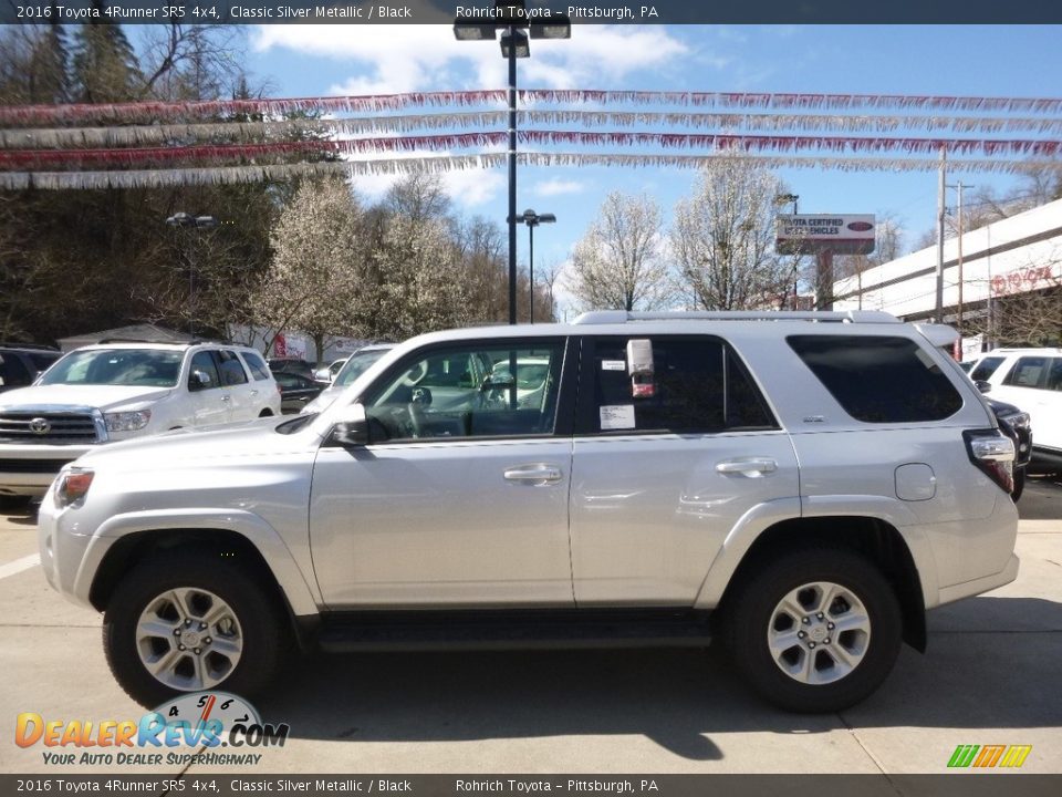 2016 Toyota 4Runner SR5 4x4 Classic Silver Metallic / Black Photo #3