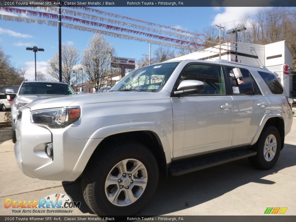 2016 Toyota 4Runner SR5 4x4 Classic Silver Metallic / Black Photo #4
