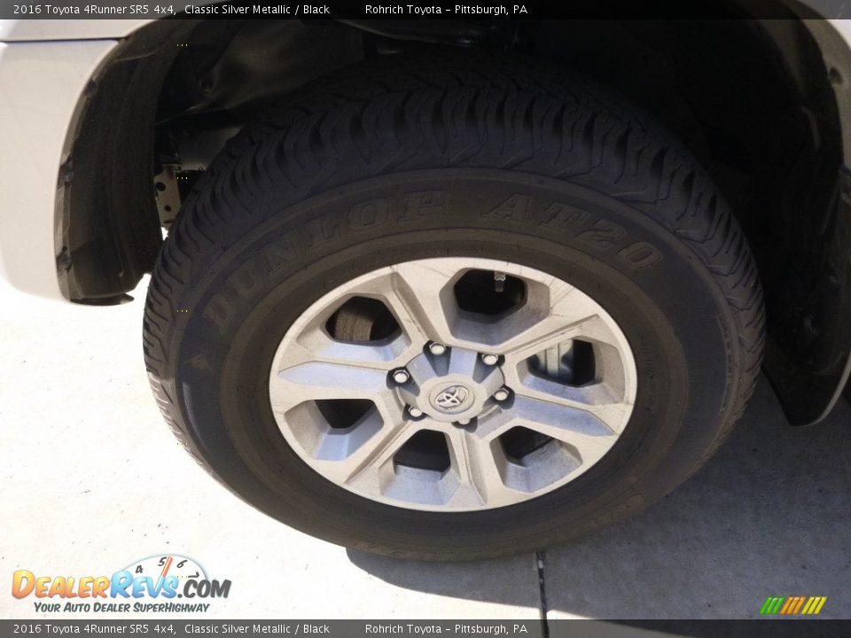 2016 Toyota 4Runner SR5 4x4 Classic Silver Metallic / Black Photo #5