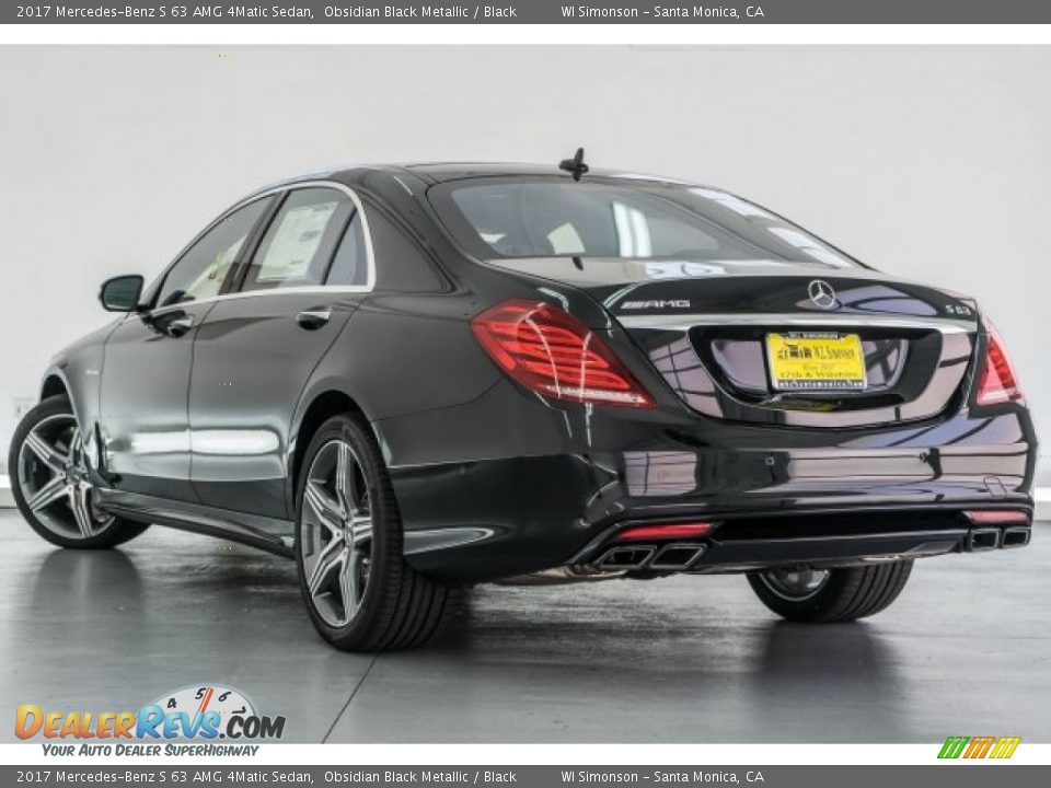 2017 Mercedes-Benz S 63 AMG 4Matic Sedan Obsidian Black Metallic / Black Photo #3