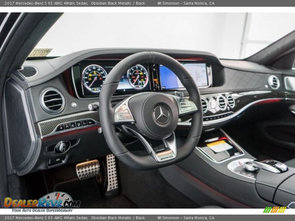 Dashboard of 2017 Mercedes-Benz S 63 AMG 4Matic Sedan Photo #5