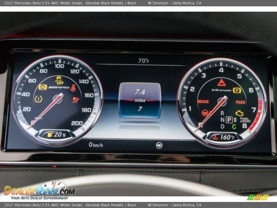 2017 Mercedes-Benz S 63 AMG 4Matic Sedan Gauges Photo #7