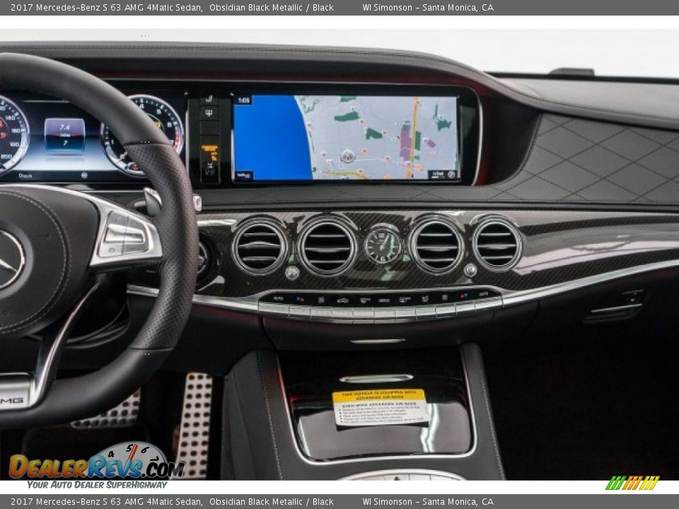 Controls of 2017 Mercedes-Benz S 63 AMG 4Matic Sedan Photo #8