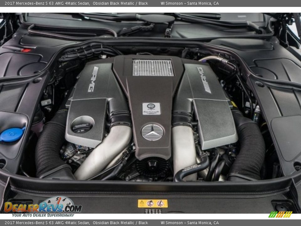2017 Mercedes-Benz S 63 AMG 4Matic Sedan 5.5 Liter AMG biturbo DOHC 32-Valve VVT V8 Engine Photo #9