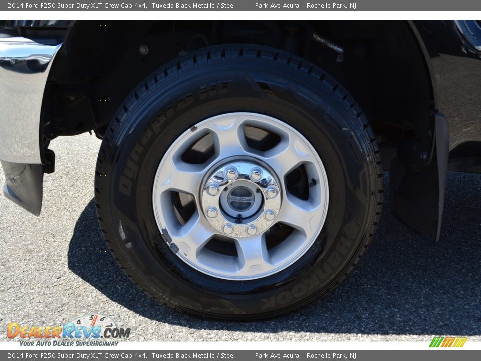 2014 Ford F250 Super Duty XLT Crew Cab 4x4 Tuxedo Black Metallic / Steel Photo #33