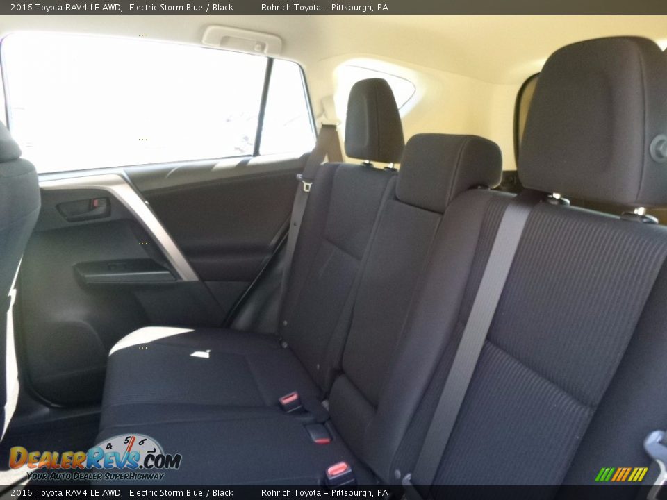 2016 Toyota RAV4 LE AWD Electric Storm Blue / Black Photo #7