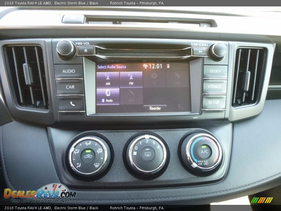 2016 Toyota RAV4 LE AWD Electric Storm Blue / Black Photo #13