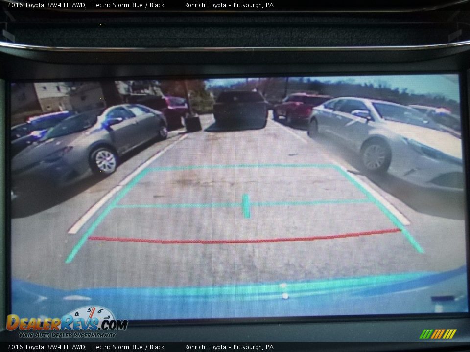 2016 Toyota RAV4 LE AWD Electric Storm Blue / Black Photo #14
