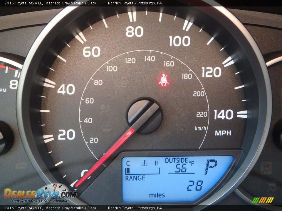 2016 Toyota RAV4 LE Magnetic Gray Metallic / Black Photo #14