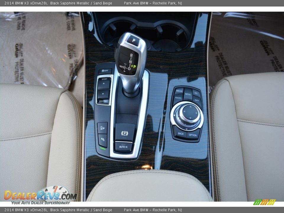 2014 BMW X3 xDrive28i Black Sapphire Metallic / Sand Beige Photo #17
