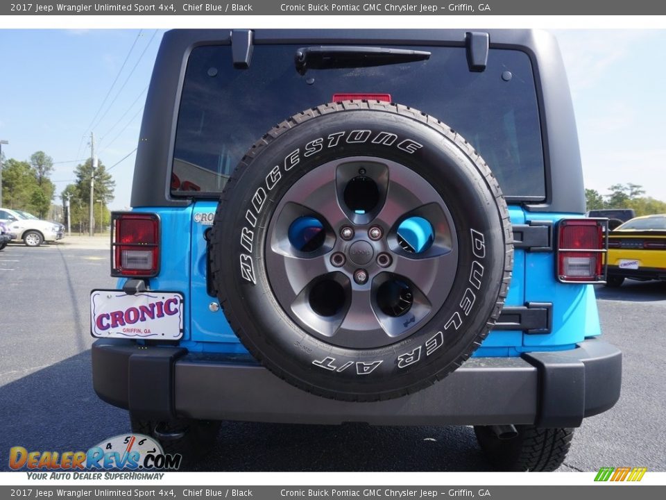 2017 Jeep Wrangler Unlimited Sport 4x4 Chief Blue / Black Photo #6