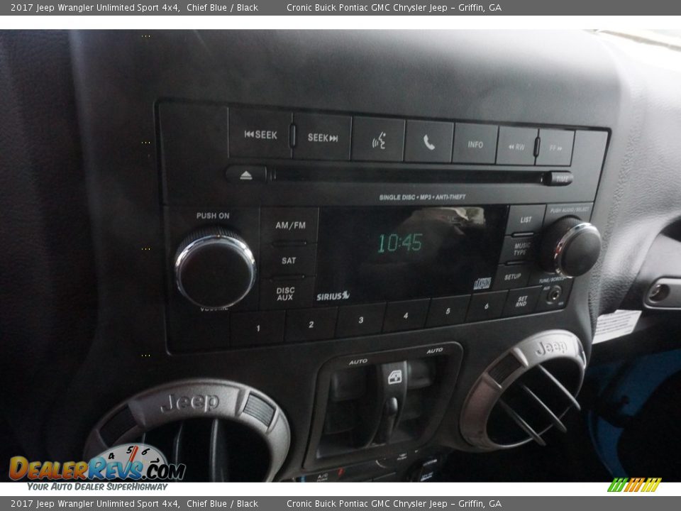 2017 Jeep Wrangler Unlimited Sport 4x4 Chief Blue / Black Photo #15