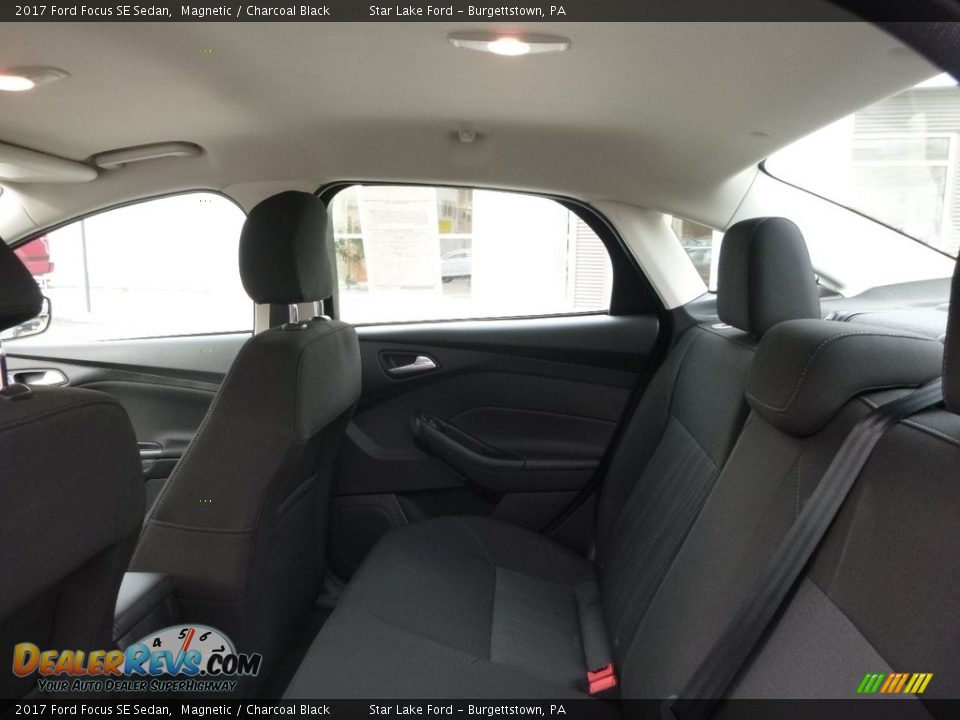 Rear Seat of 2017 Ford Focus SE Sedan Photo #10