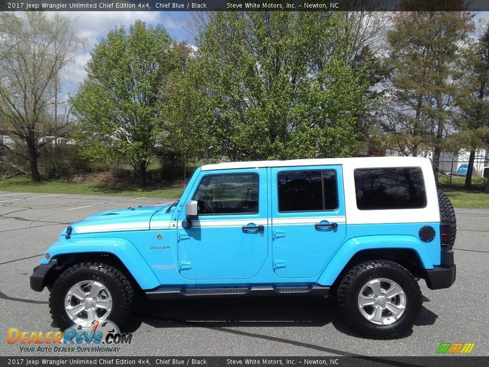 2017 Jeep Wrangler Unlimited Chief Edition 4x4 Chief Blue / Black Photo #1