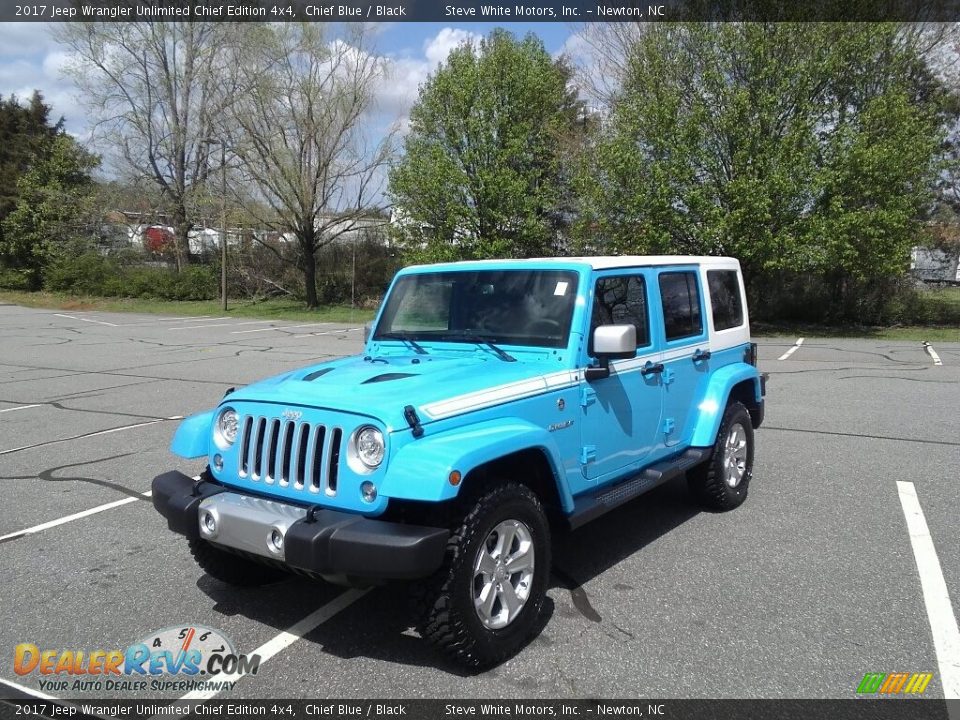 2017 Jeep Wrangler Unlimited Chief Edition 4x4 Chief Blue / Black Photo #2