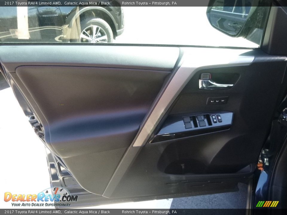 2017 Toyota RAV4 Limited AWD Galactic Aqua Mica / Black Photo #10
