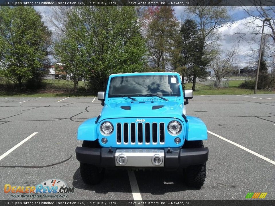 2017 Jeep Wrangler Unlimited Chief Edition 4x4 Chief Blue / Black Photo #3