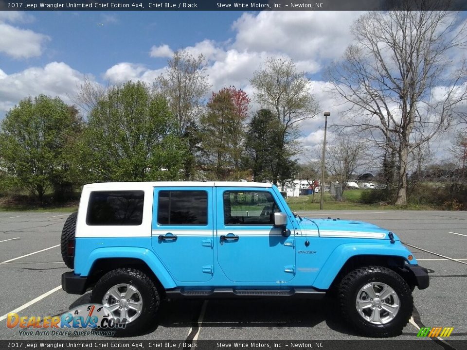 2017 Jeep Wrangler Unlimited Chief Edition 4x4 Chief Blue / Black Photo #5