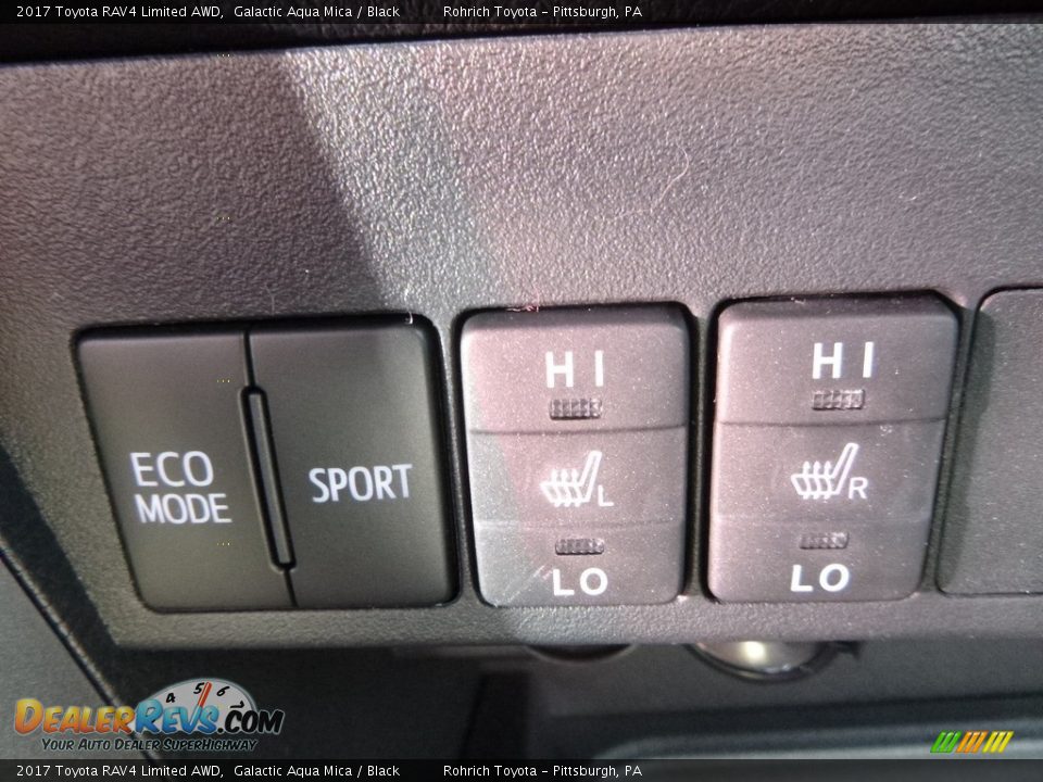 2017 Toyota RAV4 Limited AWD Galactic Aqua Mica / Black Photo #13