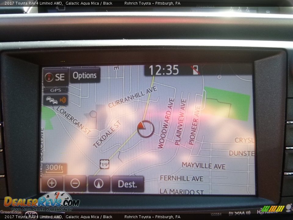 2017 Toyota RAV4 Limited AWD Galactic Aqua Mica / Black Photo #14