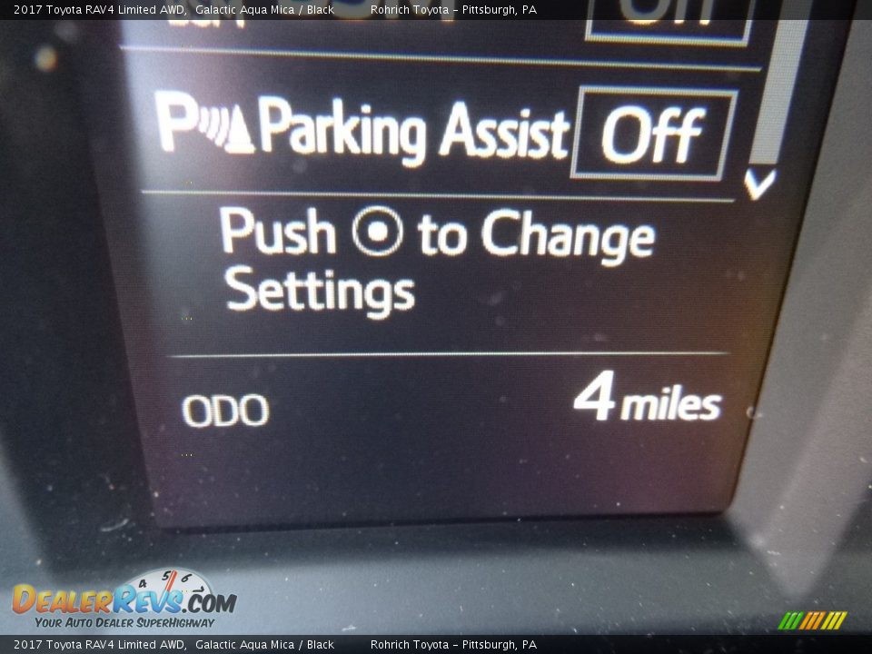 2017 Toyota RAV4 Limited AWD Galactic Aqua Mica / Black Photo #15