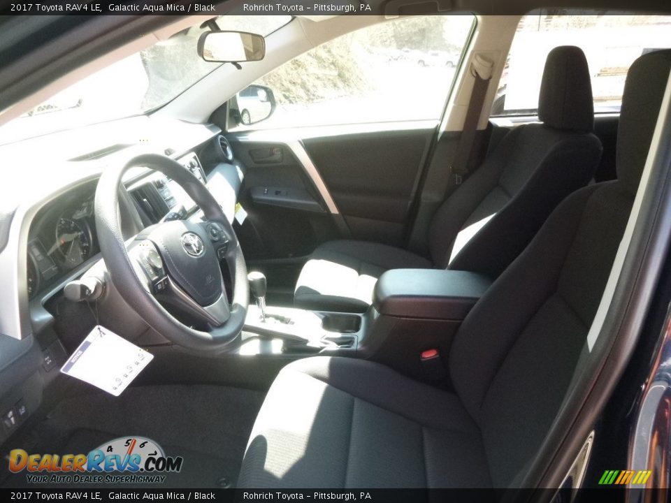 2017 Toyota RAV4 LE Galactic Aqua Mica / Black Photo #7