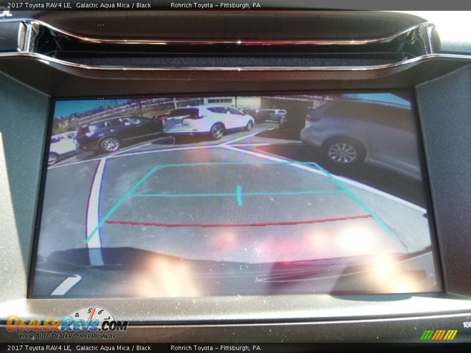 2017 Toyota RAV4 LE Galactic Aqua Mica / Black Photo #14