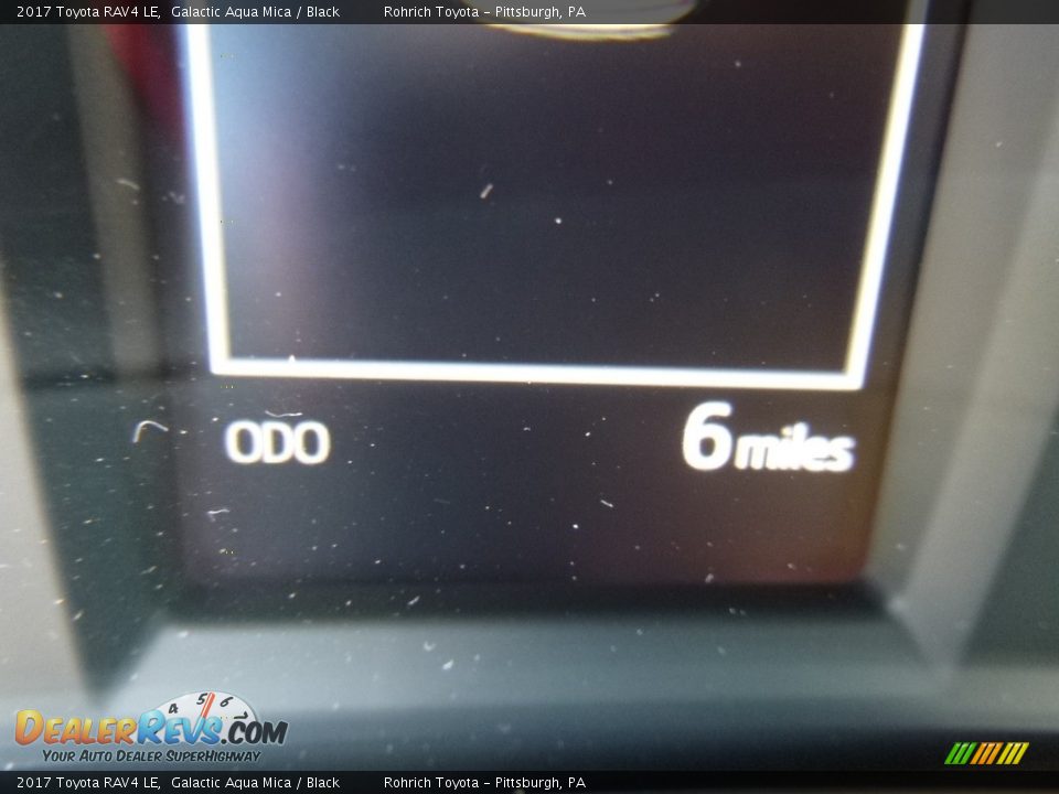 2017 Toyota RAV4 LE Galactic Aqua Mica / Black Photo #15