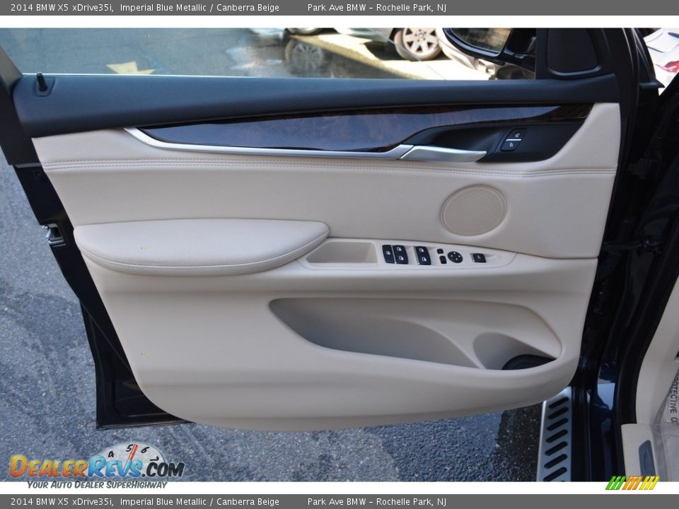 2014 BMW X5 xDrive35i Imperial Blue Metallic / Canberra Beige Photo #8