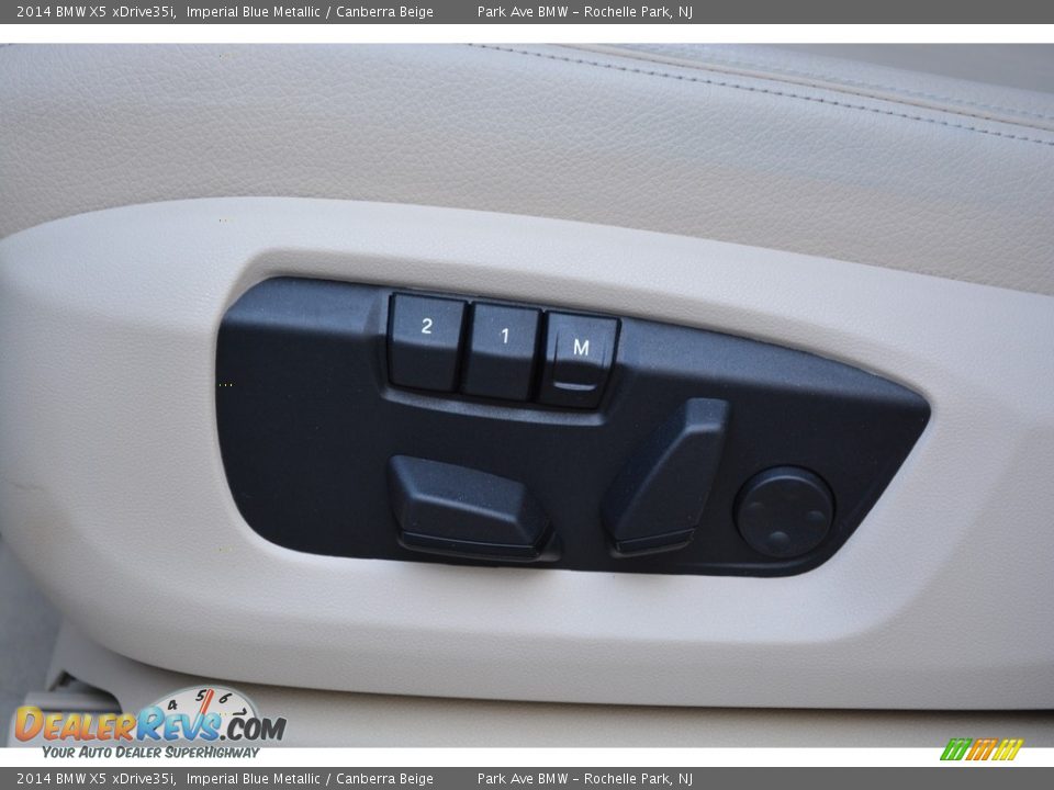 2014 BMW X5 xDrive35i Imperial Blue Metallic / Canberra Beige Photo #12
