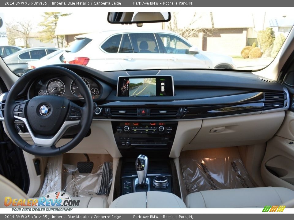 2014 BMW X5 xDrive35i Imperial Blue Metallic / Canberra Beige Photo #15