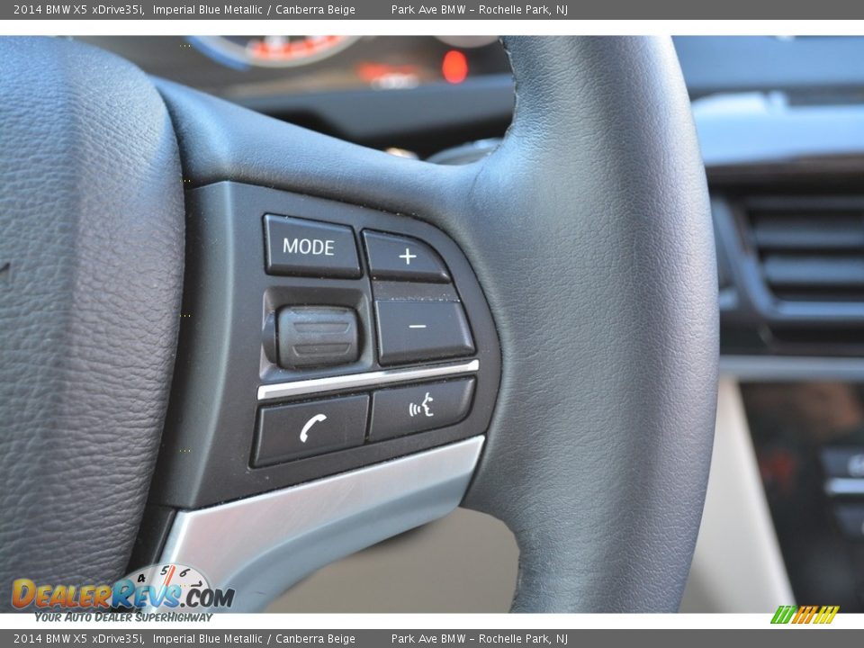 2014 BMW X5 xDrive35i Imperial Blue Metallic / Canberra Beige Photo #20
