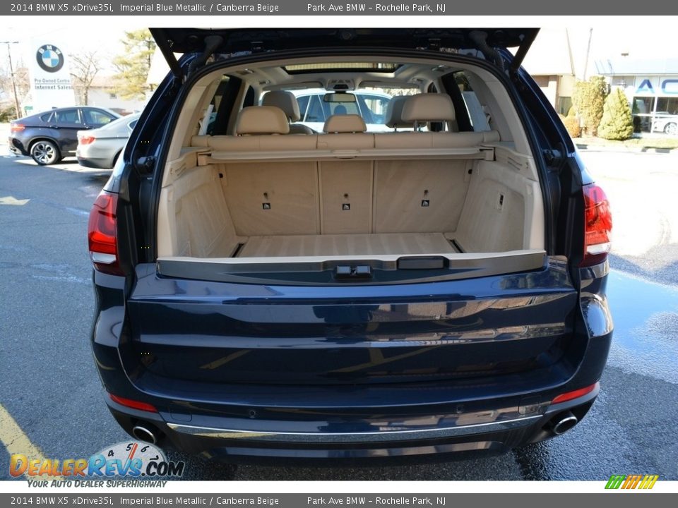 2014 BMW X5 xDrive35i Imperial Blue Metallic / Canberra Beige Photo #22