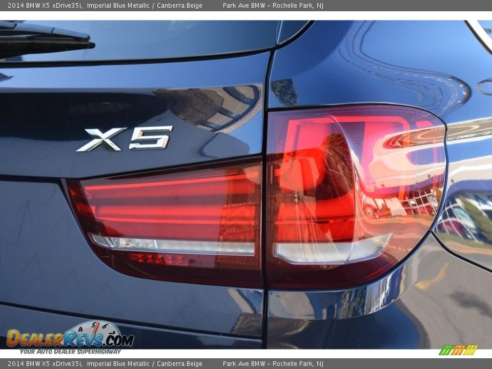 2014 BMW X5 xDrive35i Imperial Blue Metallic / Canberra Beige Photo #24