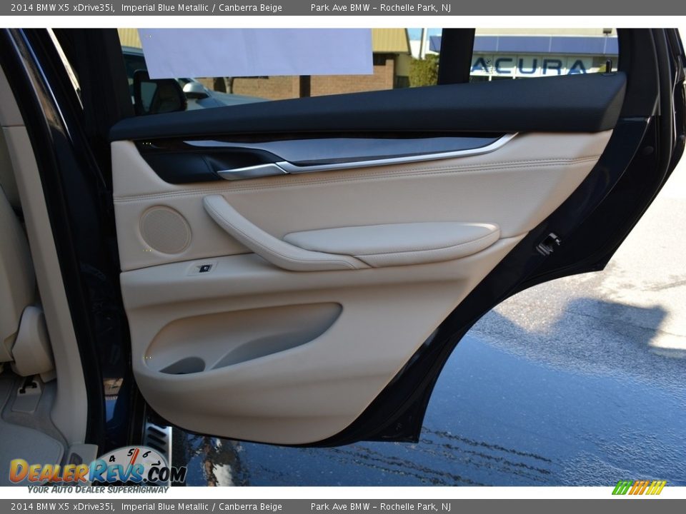 2014 BMW X5 xDrive35i Imperial Blue Metallic / Canberra Beige Photo #25
