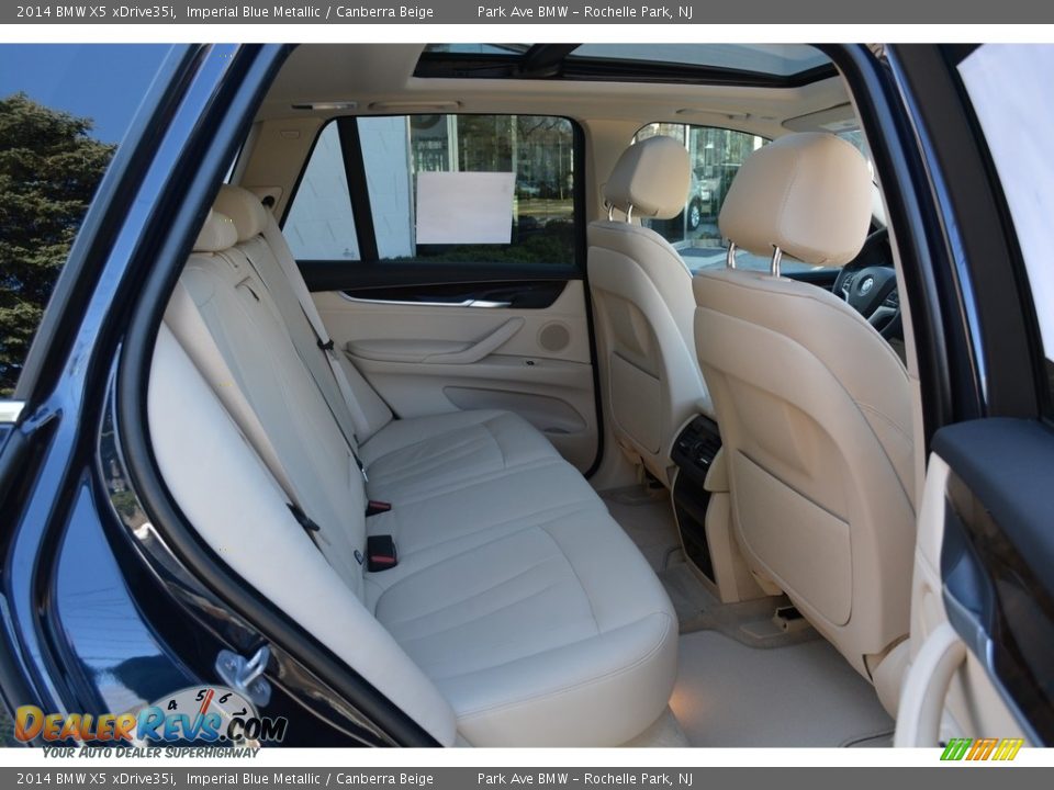 2014 BMW X5 xDrive35i Imperial Blue Metallic / Canberra Beige Photo #26