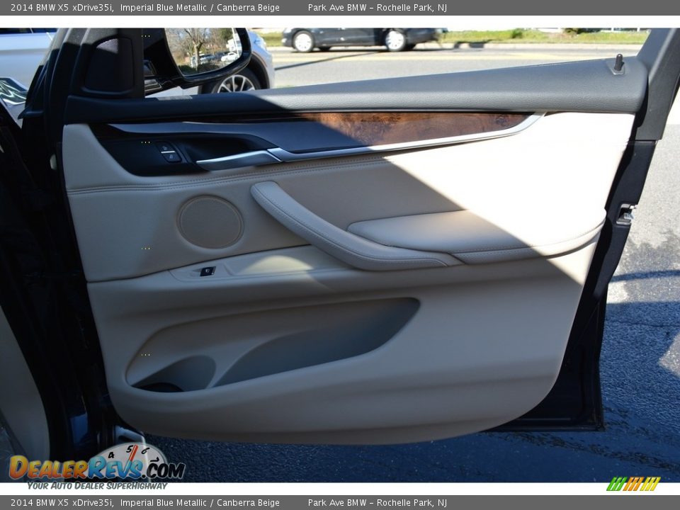 2014 BMW X5 xDrive35i Imperial Blue Metallic / Canberra Beige Photo #27