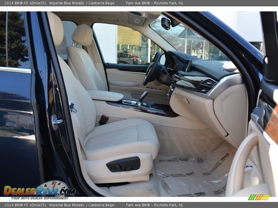 2014 BMW X5 xDrive35i Imperial Blue Metallic / Canberra Beige Photo #29
