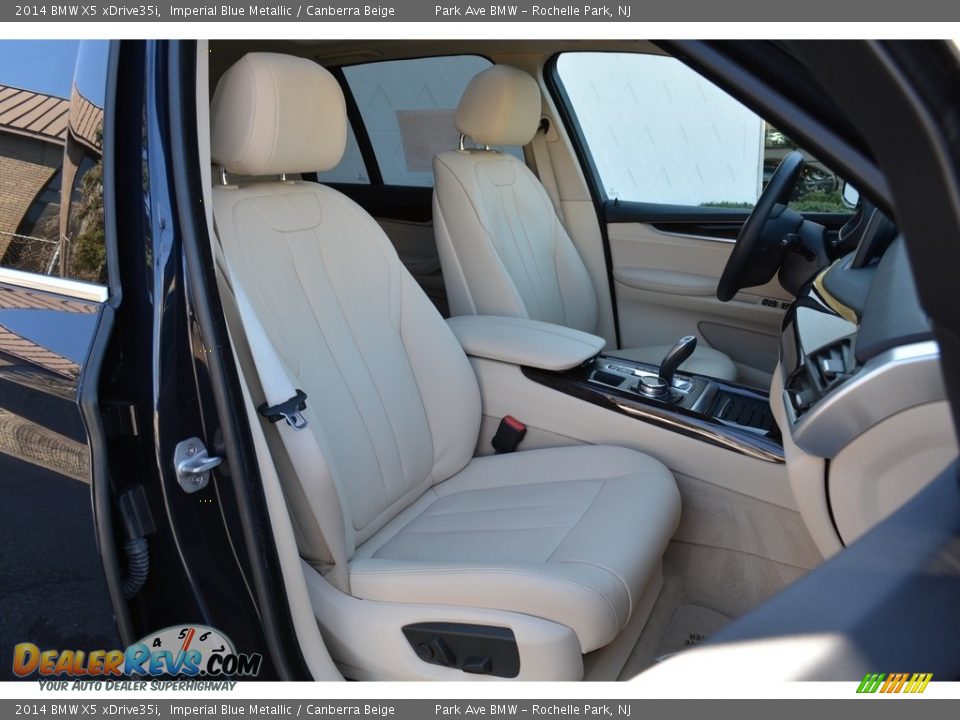 2014 BMW X5 xDrive35i Imperial Blue Metallic / Canberra Beige Photo #30