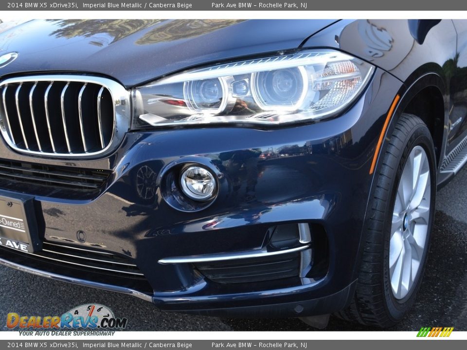 2014 BMW X5 xDrive35i Imperial Blue Metallic / Canberra Beige Photo #32