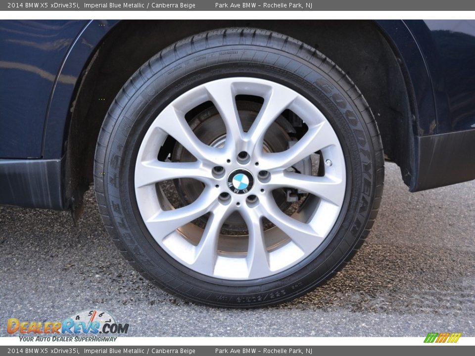 2014 BMW X5 xDrive35i Imperial Blue Metallic / Canberra Beige Photo #33