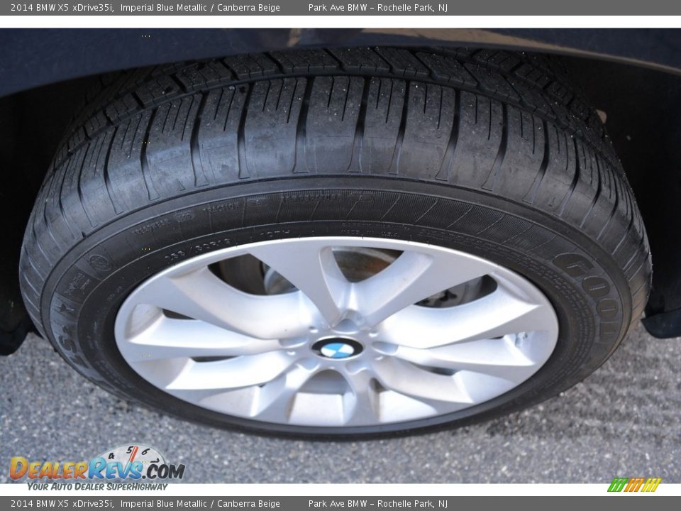 2014 BMW X5 xDrive35i Imperial Blue Metallic / Canberra Beige Photo #34