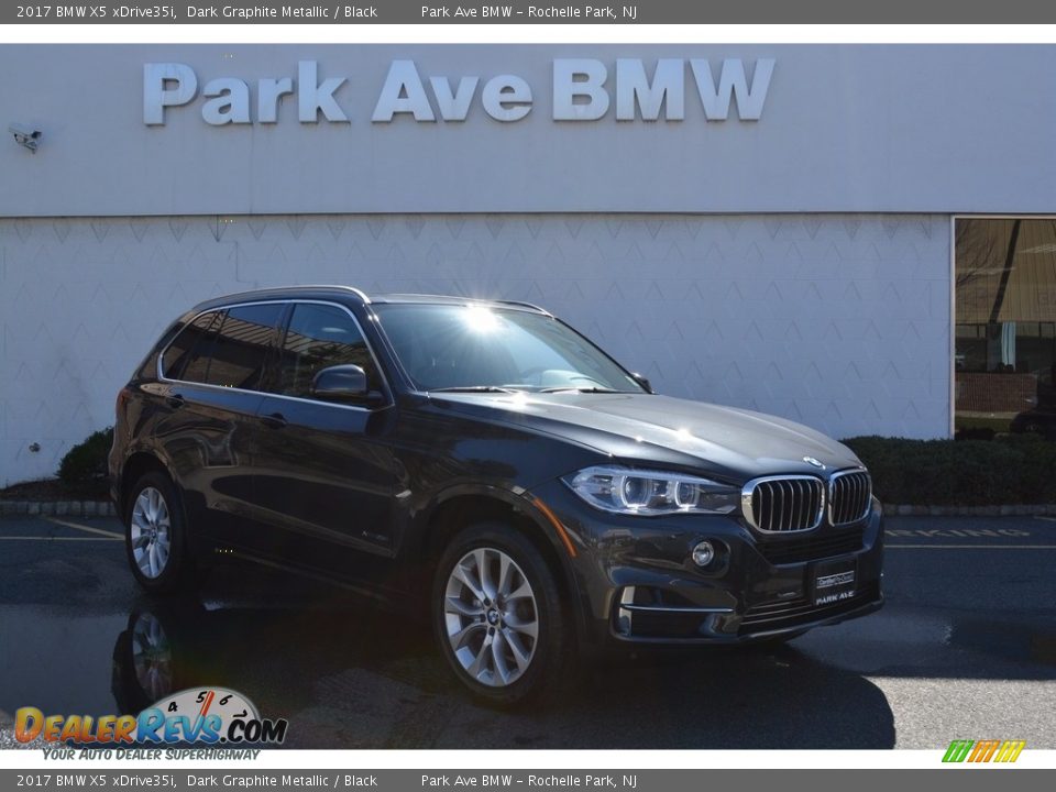 2017 BMW X5 xDrive35i Dark Graphite Metallic / Black Photo #1