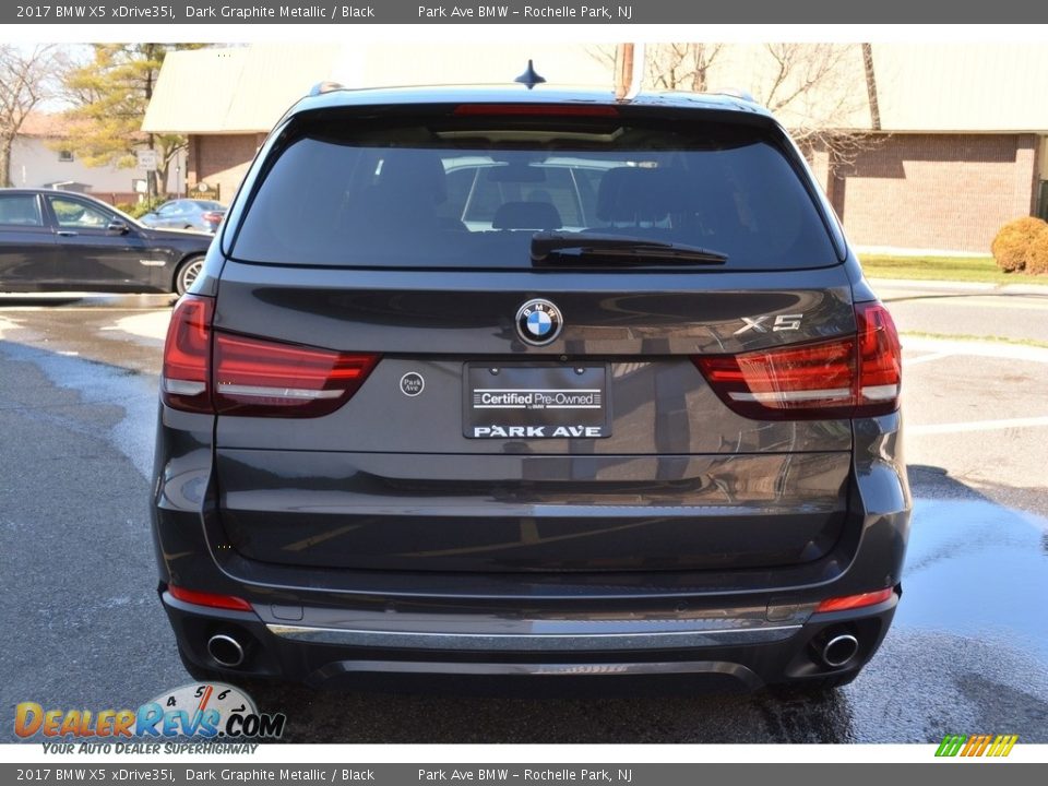 2017 BMW X5 xDrive35i Dark Graphite Metallic / Black Photo #4