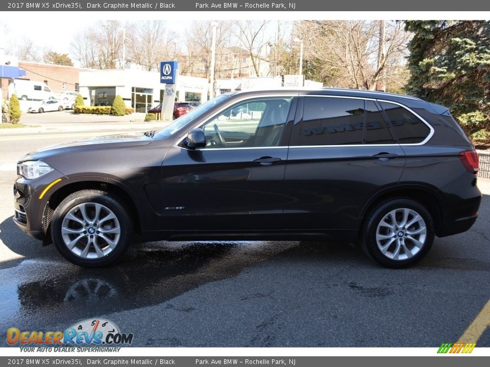 2017 BMW X5 xDrive35i Dark Graphite Metallic / Black Photo #5