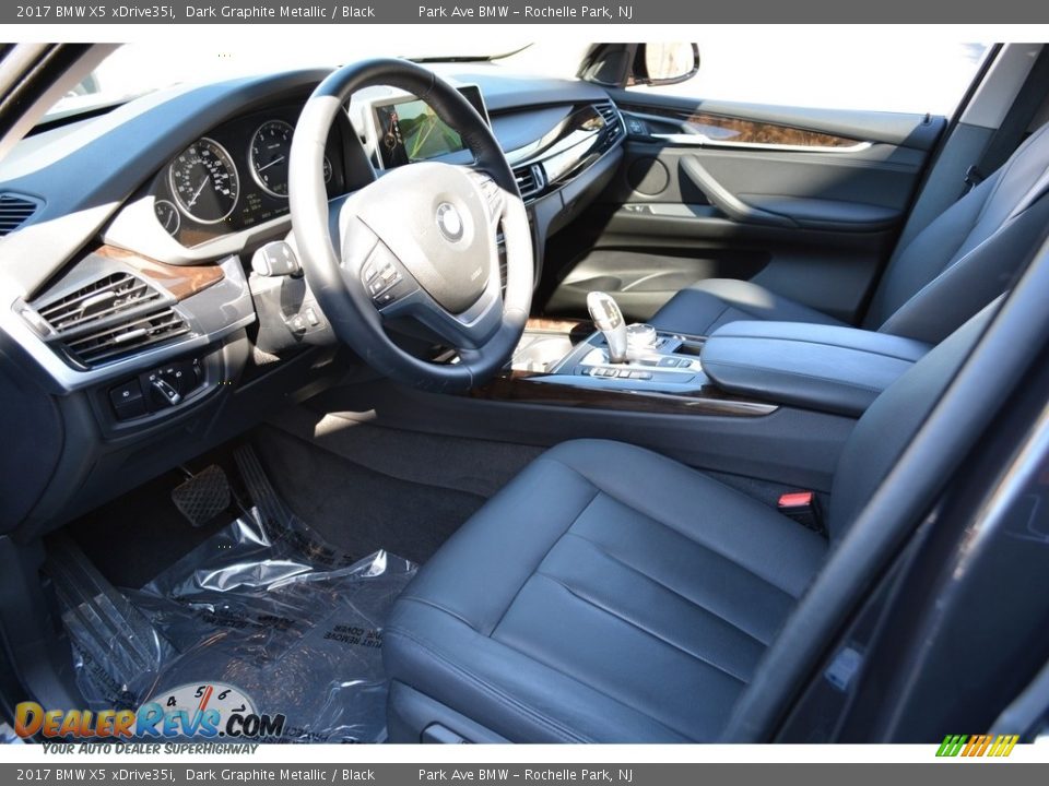 2017 BMW X5 xDrive35i Dark Graphite Metallic / Black Photo #10