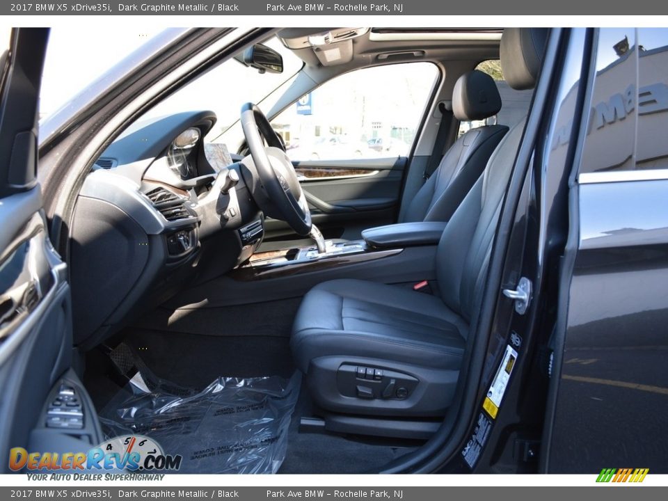 2017 BMW X5 xDrive35i Dark Graphite Metallic / Black Photo #11