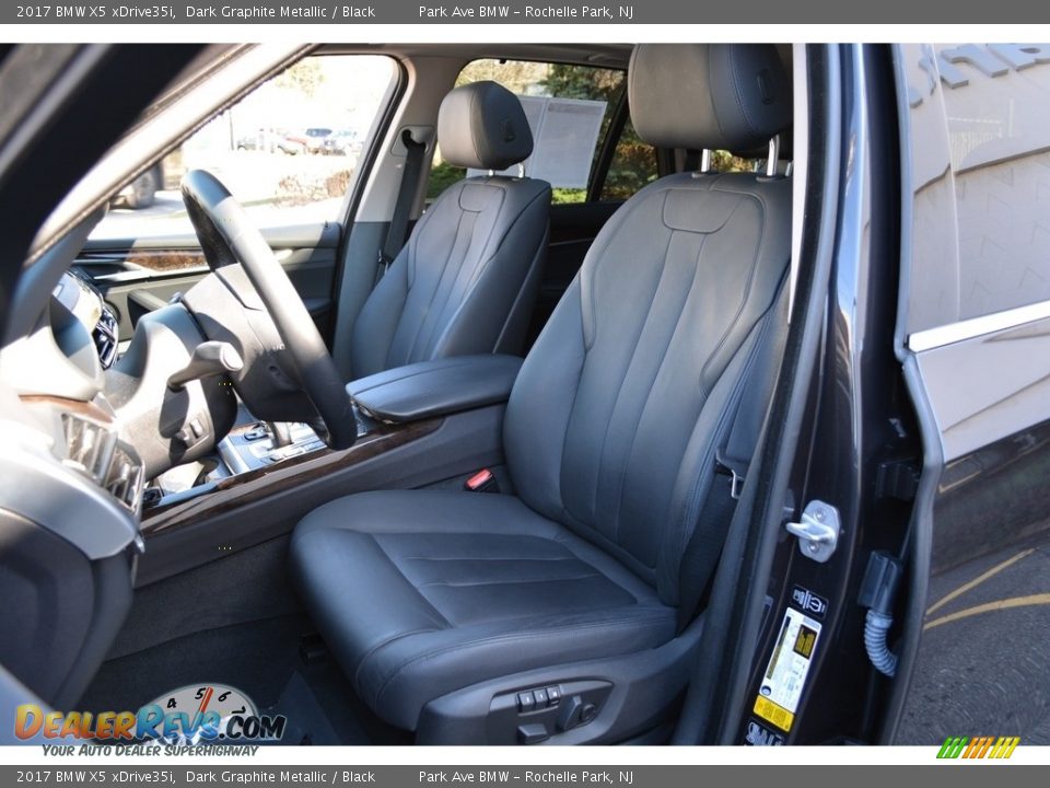 2017 BMW X5 xDrive35i Dark Graphite Metallic / Black Photo #13