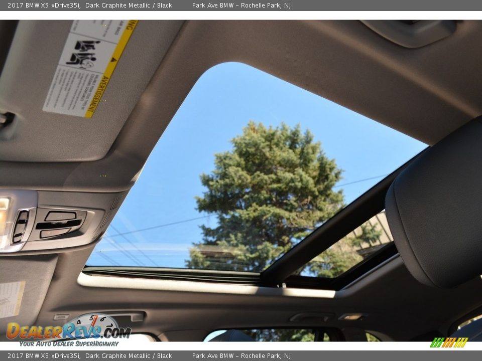 2017 BMW X5 xDrive35i Dark Graphite Metallic / Black Photo #14