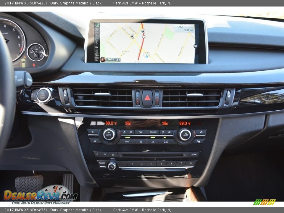 2017 BMW X5 xDrive35i Dark Graphite Metallic / Black Photo #16